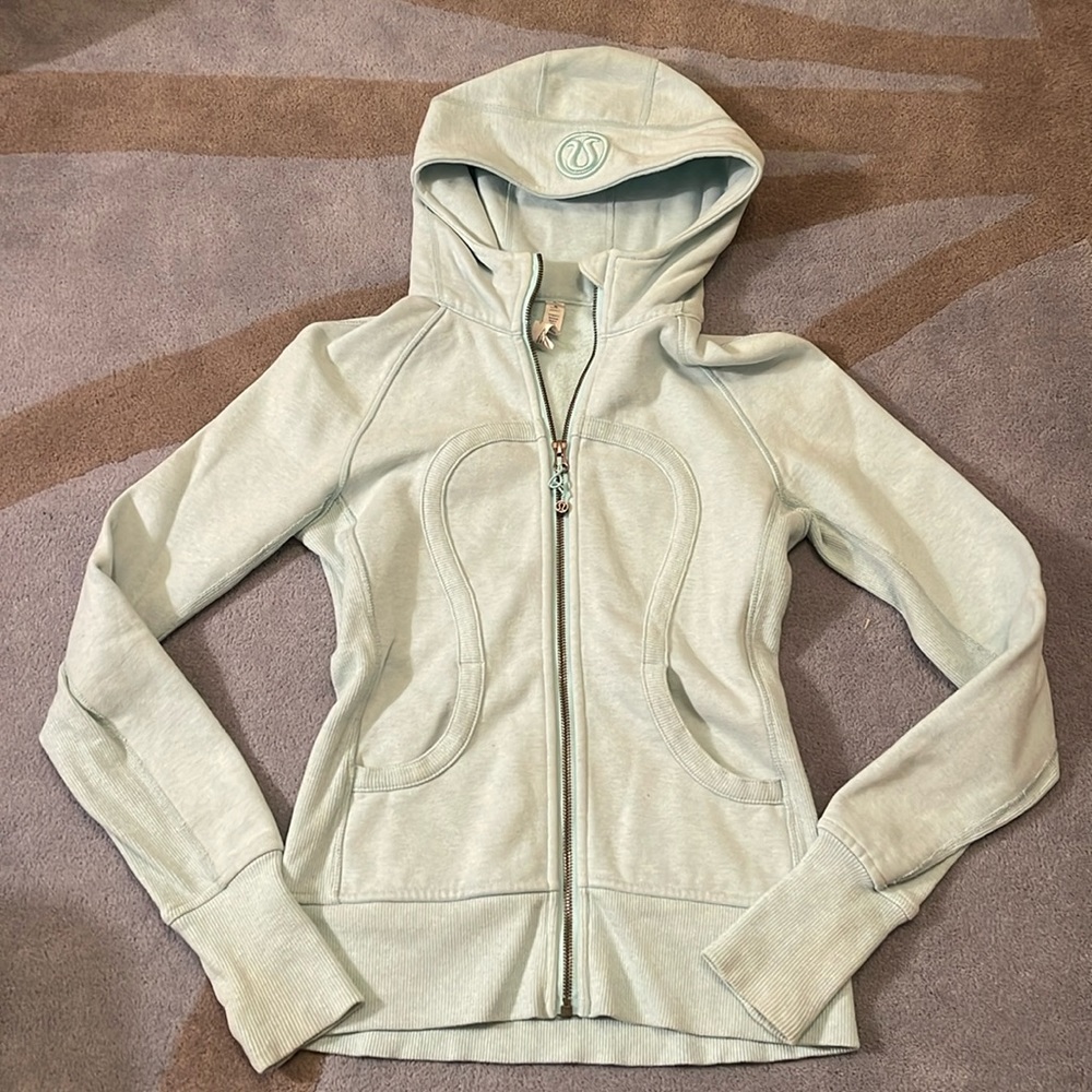 Lululemon Full Length Powder Blue Scuba